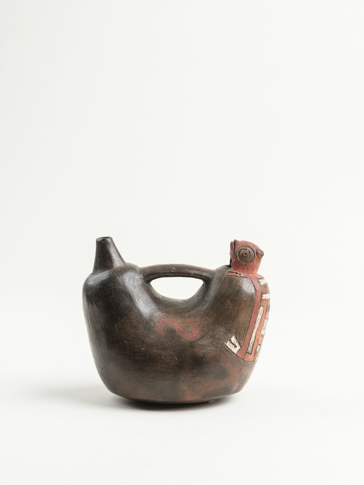 Paracas Culture, A Paracas stirrup spout whistle vessel, Circa. 400 - 100 BC