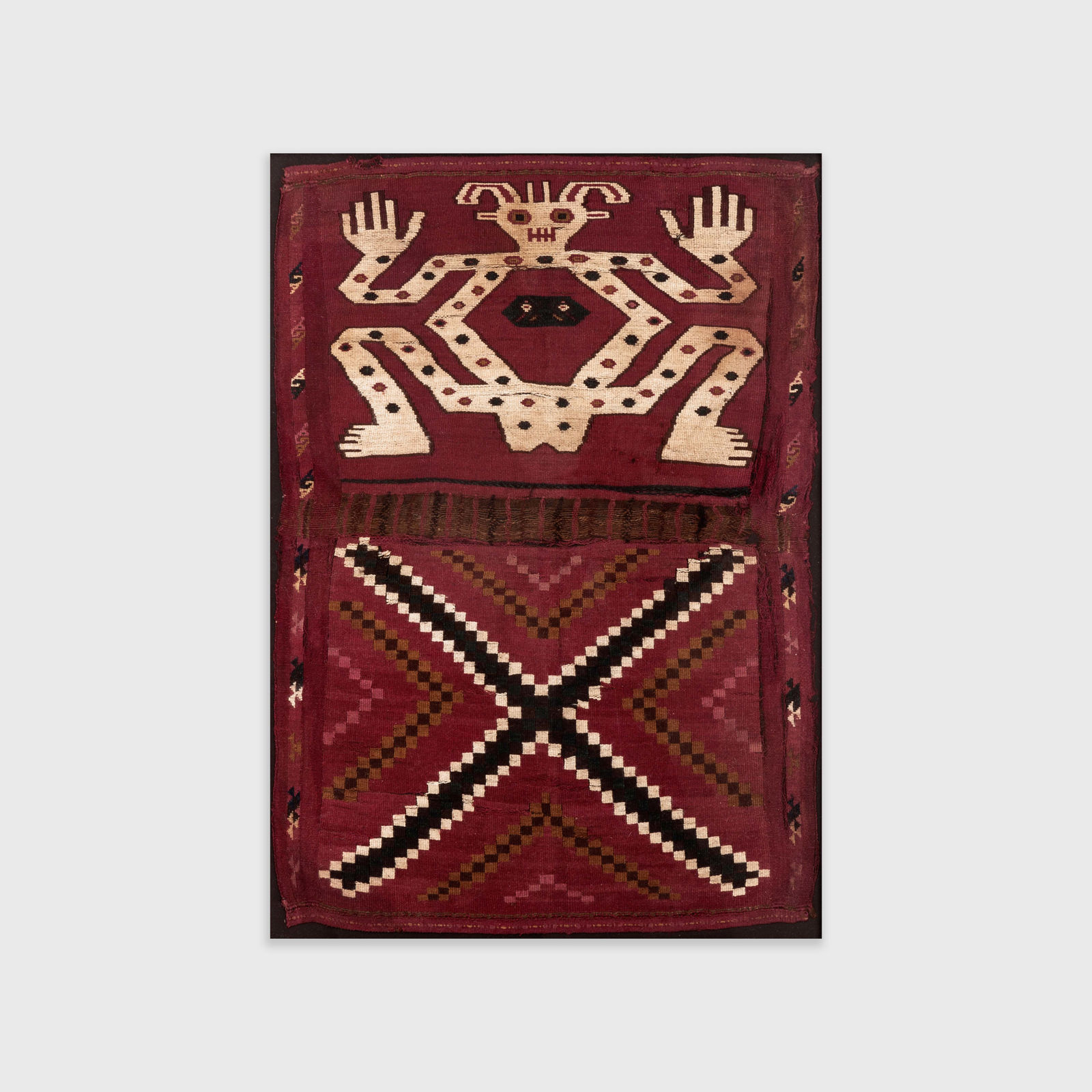 Chimu Culture, Open coca bag, Circa. 700 - 1000AD