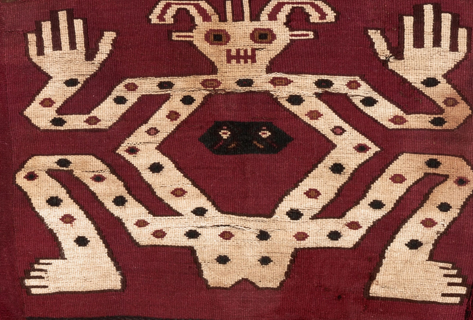 Chimu Culture, Open coca bag, Circa. 700 - 1000AD