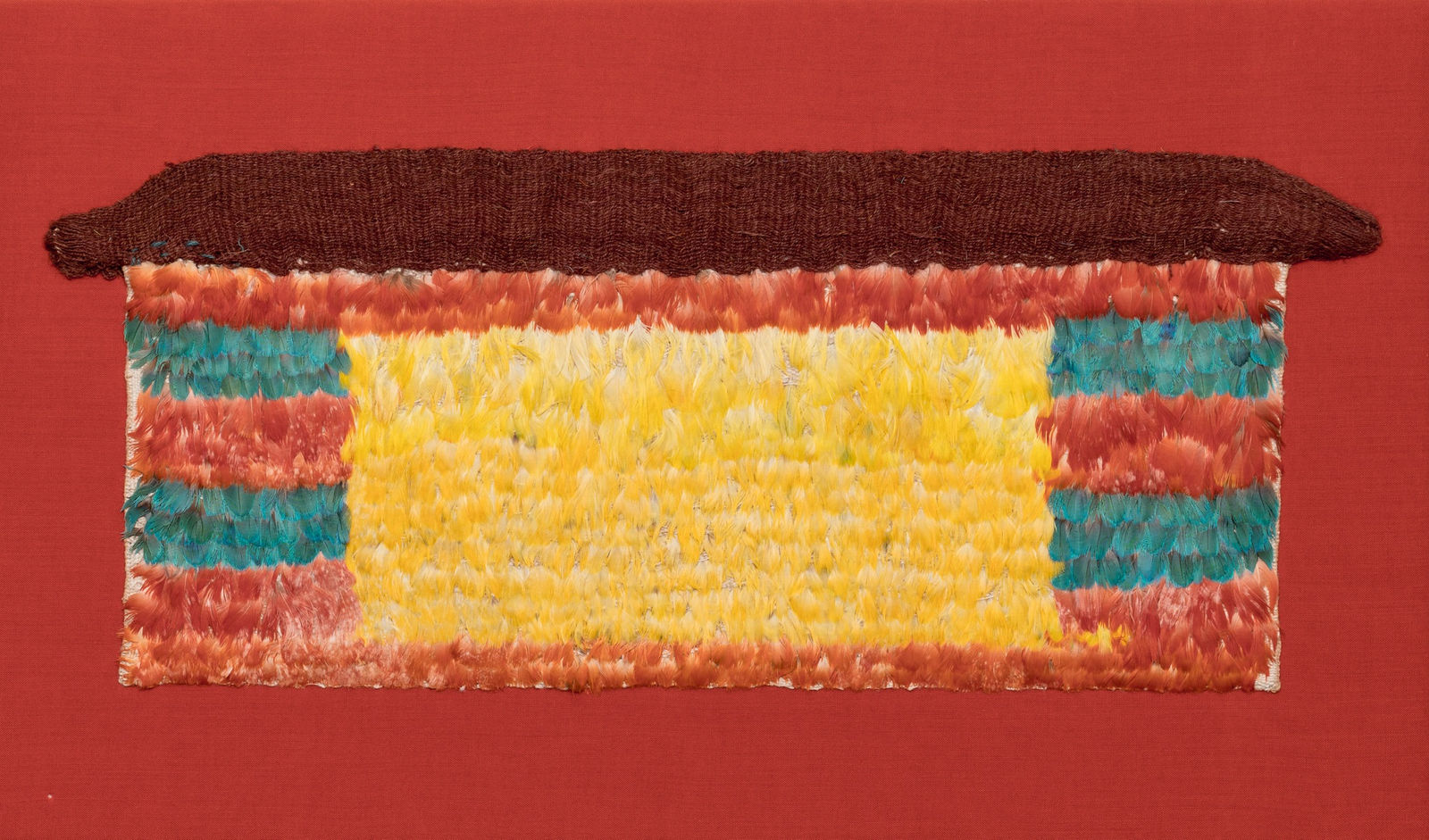 Nazca Culture, Abstract Feather Panel (related examples in the Albers’ Foundation), Circa. 500 AD