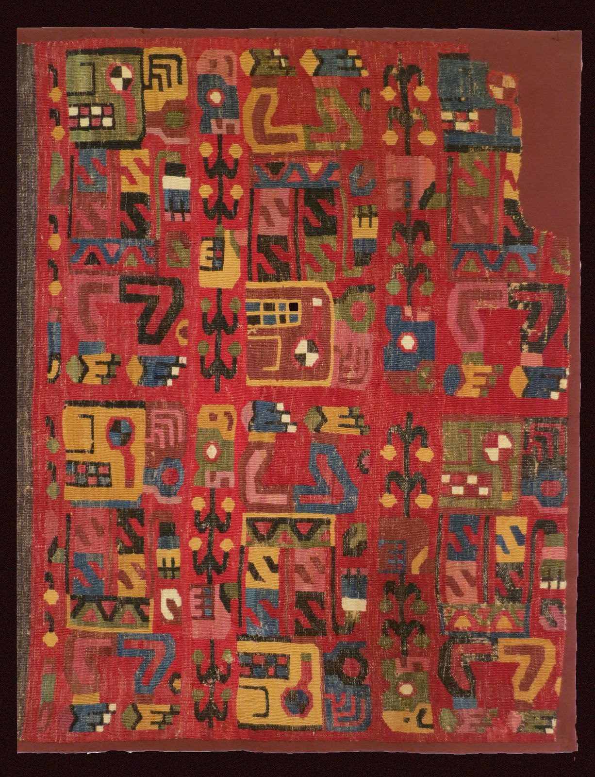 Huari Culture, Mantle Segment, Circa. 800 AD