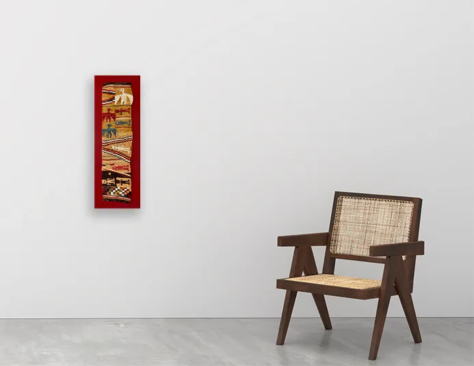 Sihuas Culture, Nazca/Sihuas/Pucara Textile fragment with figures, circa 0 - 300 AD