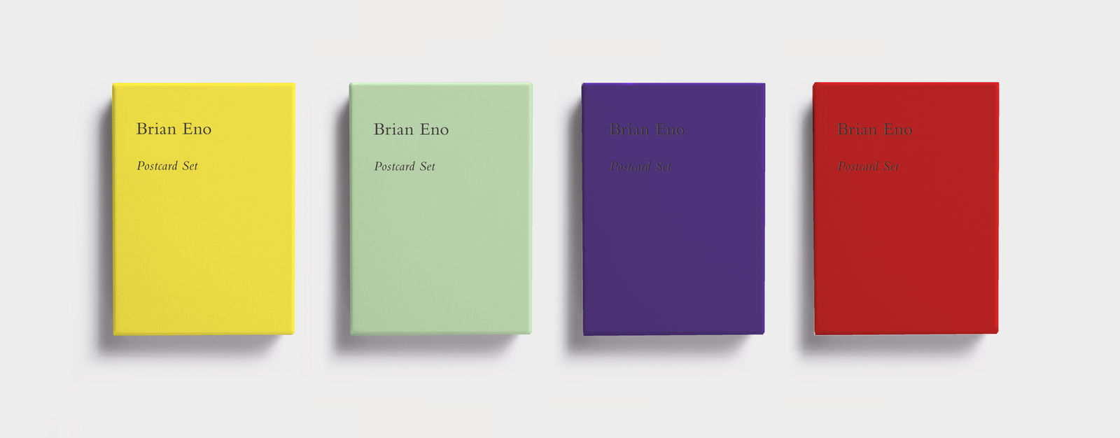 Brian Eno, Postcard Set (Purple), 2020