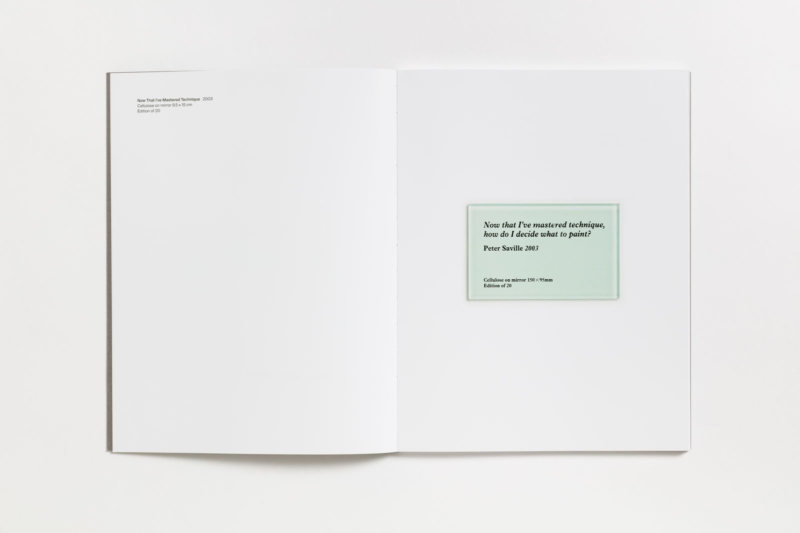 Peter Saville Prints And Multiples / Anna Blessmann And Peter Saville Signs, 2019
