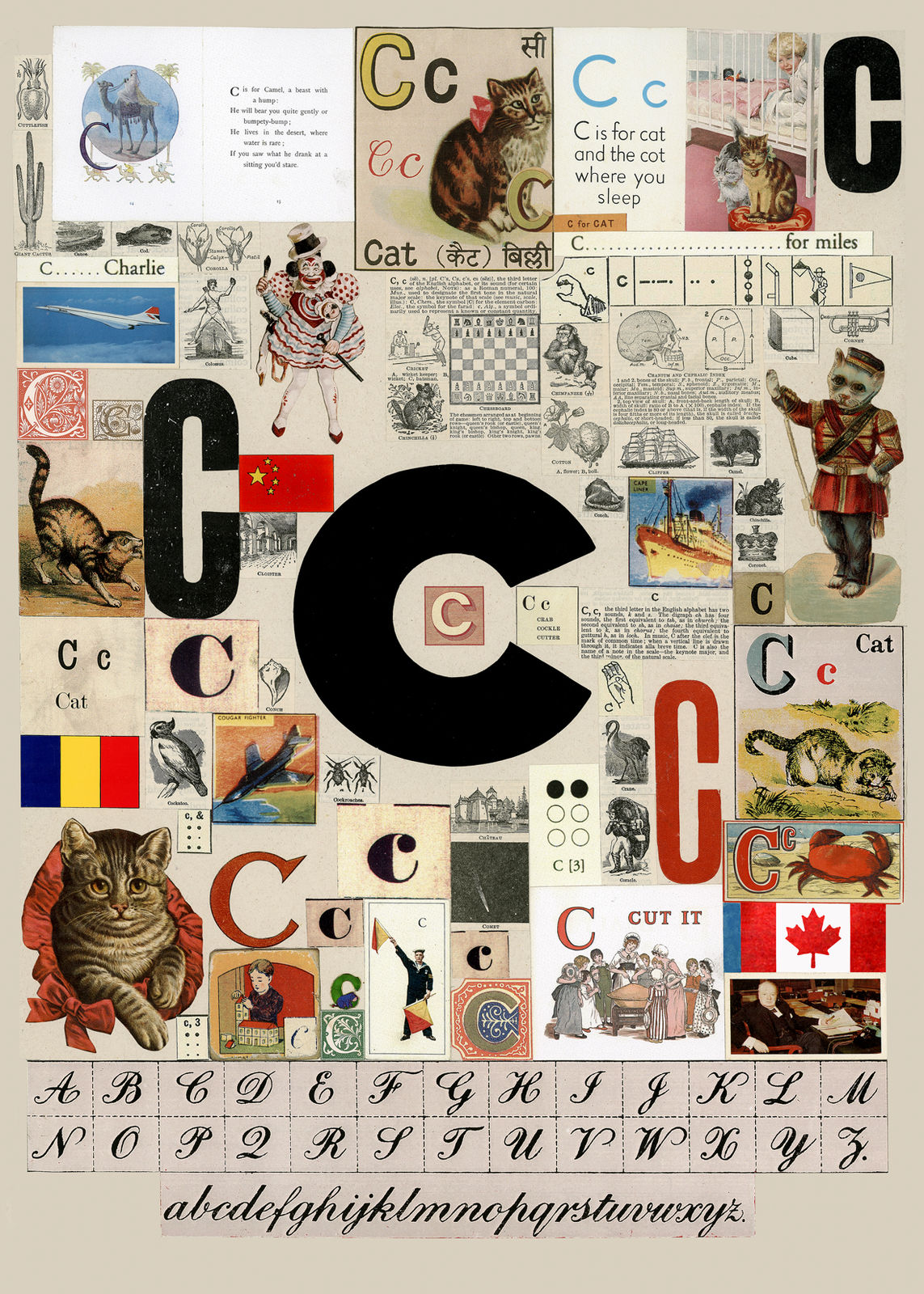 Peter Blake, The Letter C, 2007