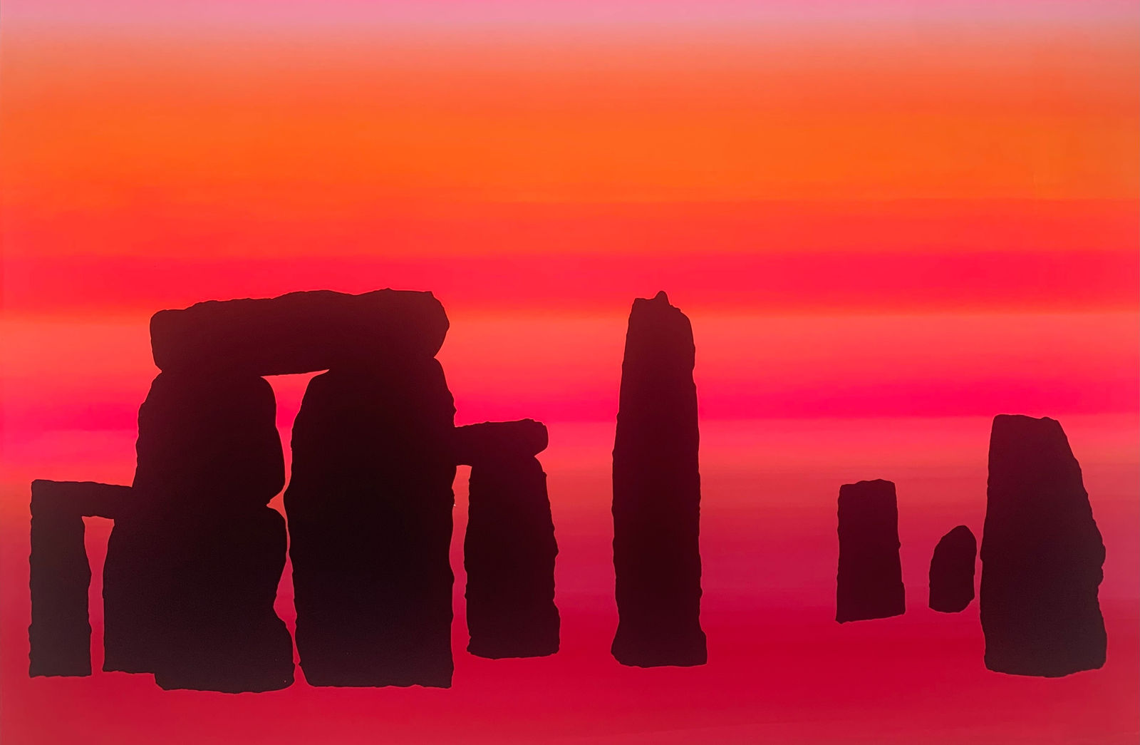 Jeremy Deller, Stonehenge at Sunset, 2013