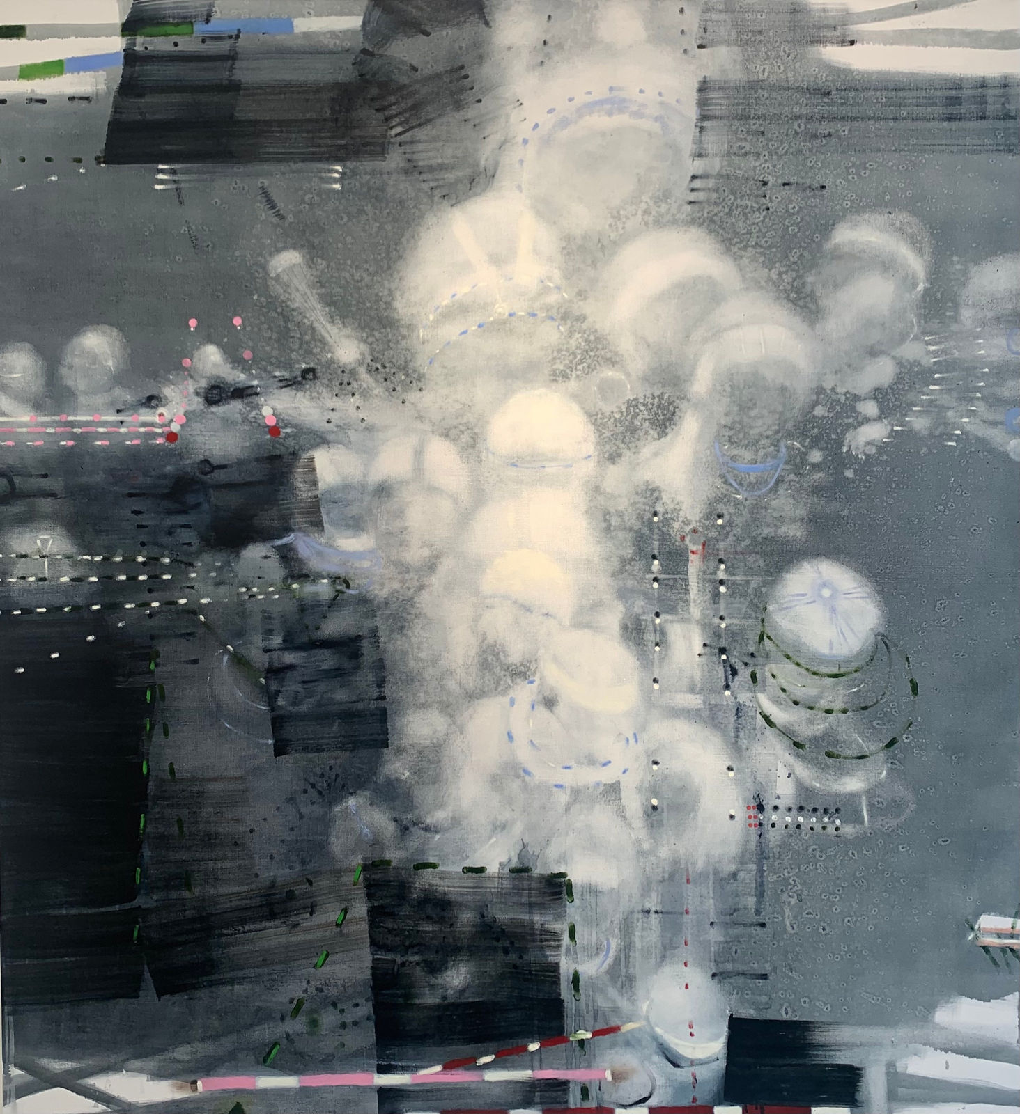 Virginia Verran, Blue-Black/Grey (conscience), 2025