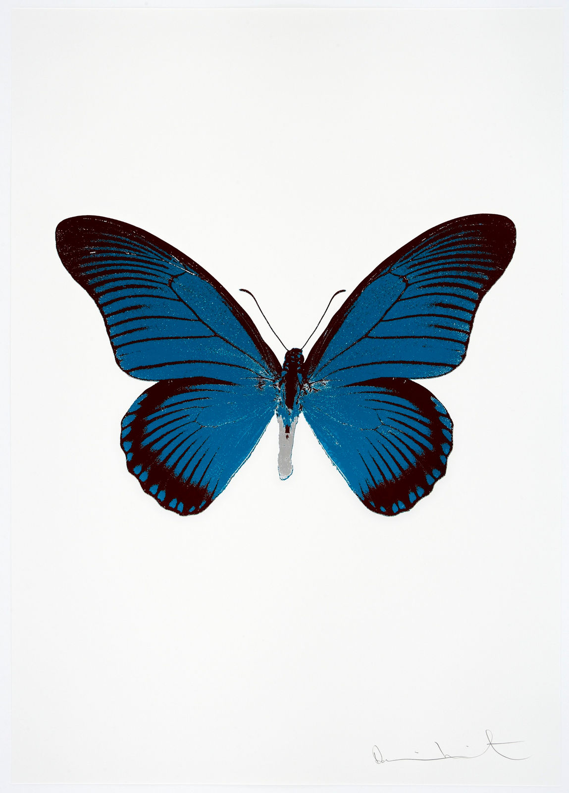 Damien Hirst, The Souls IV - Turquoise/Burgundy/Silver Gloss, 2010