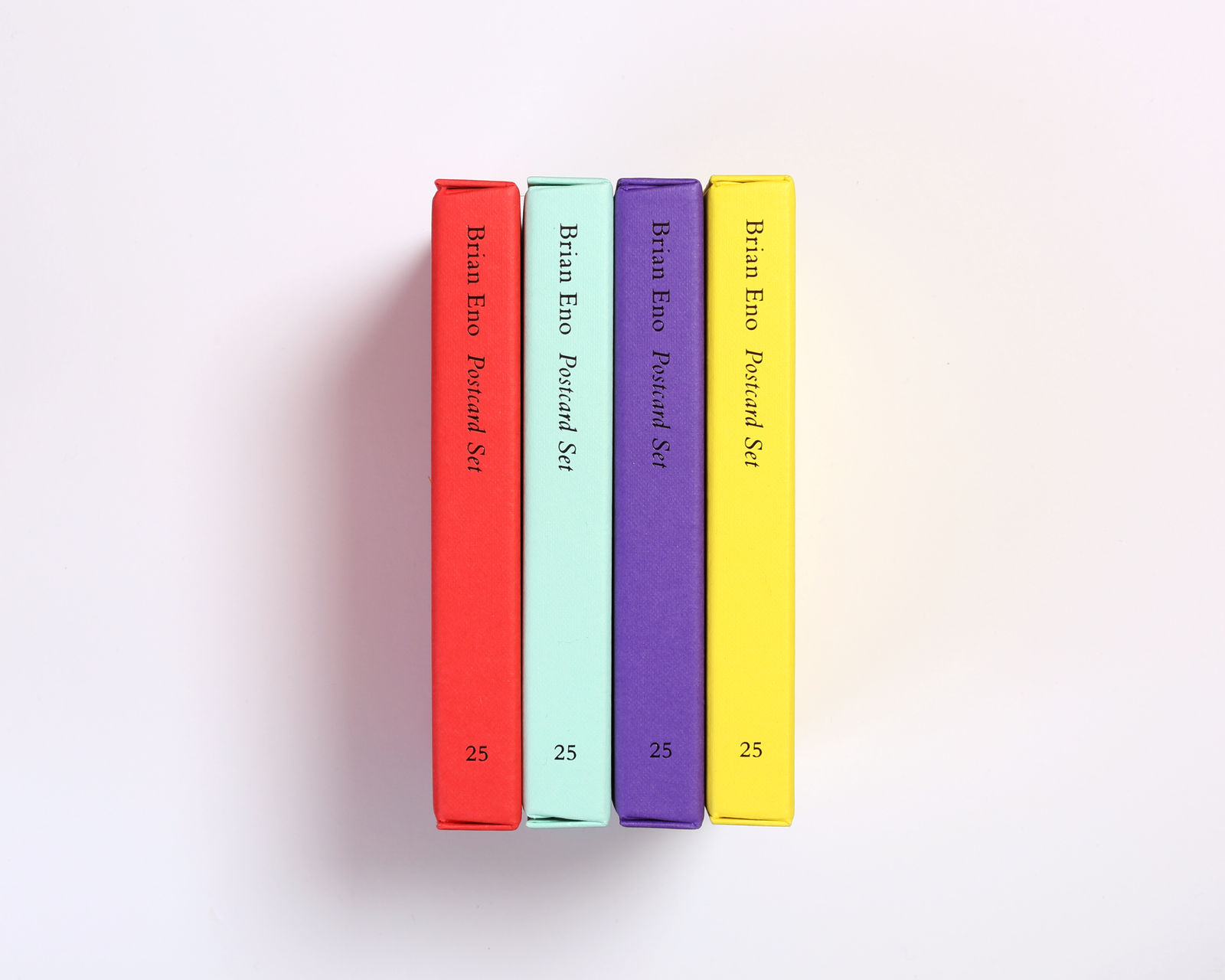 Brian Eno, Postcard Set (Factory Yellow), 2020