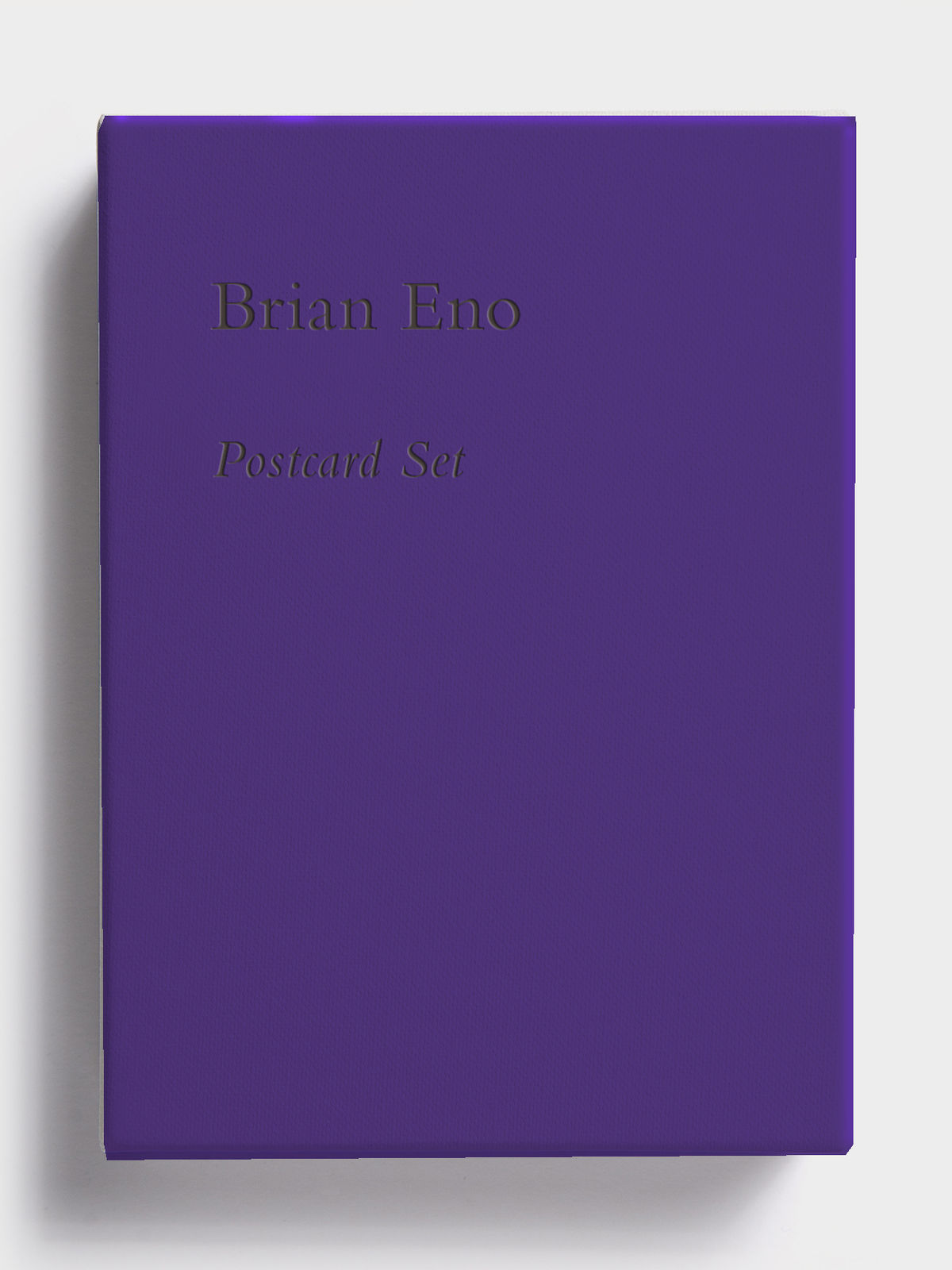 Brian Eno, Postcard Set (Purple), 2020