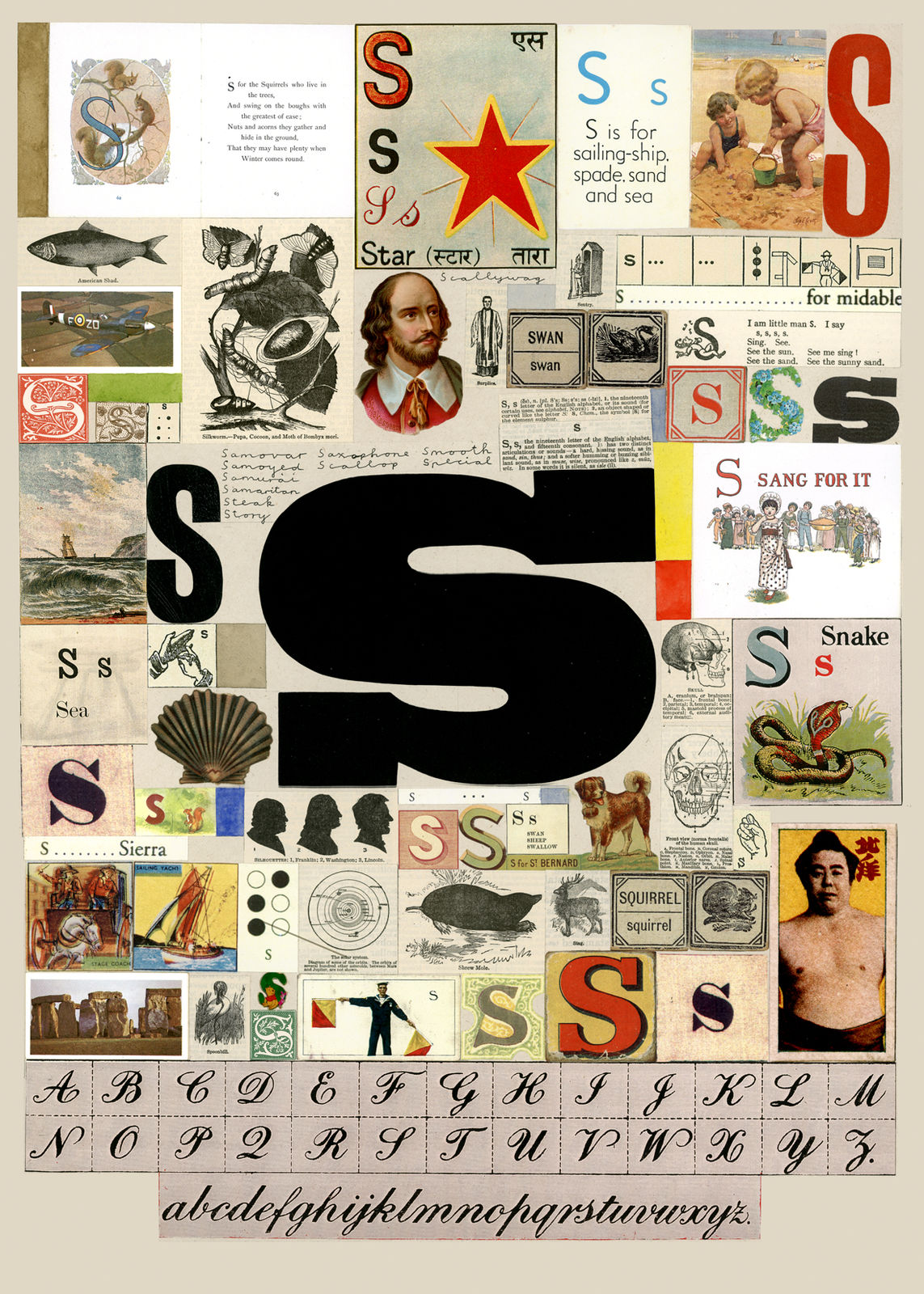 Peter Blake, The Letter S, 2007