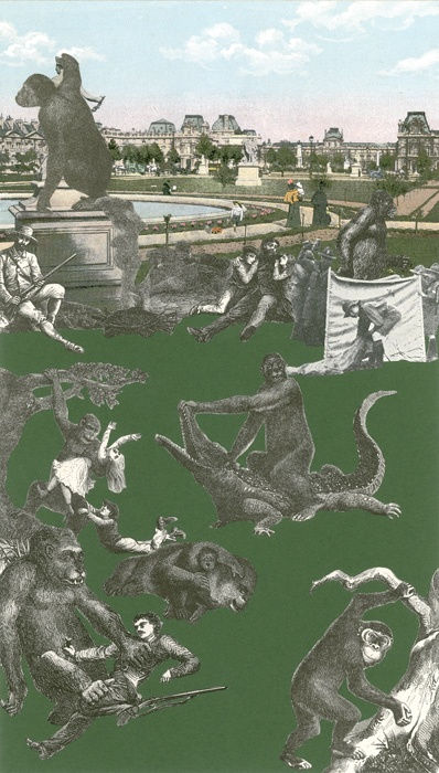 Peter Blake, Paris-The Day The Apes Escaped, 2010