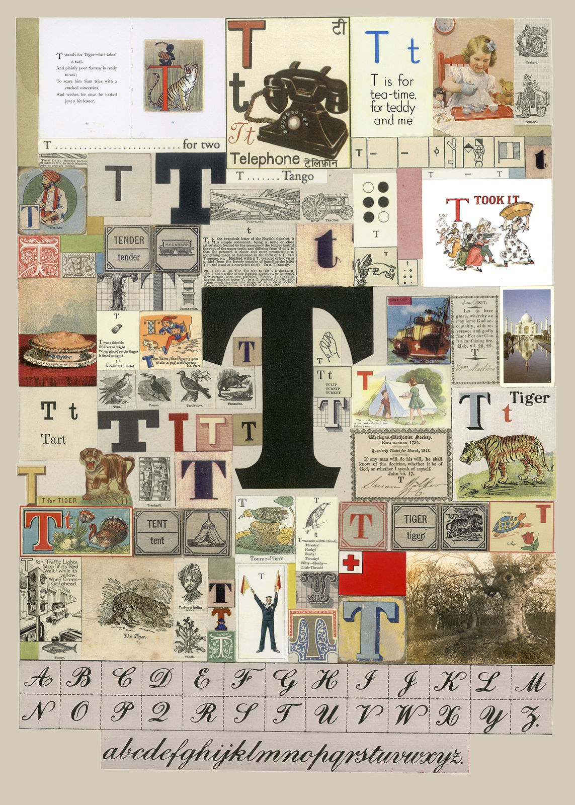 Peter Blake, The Letter T, 2007