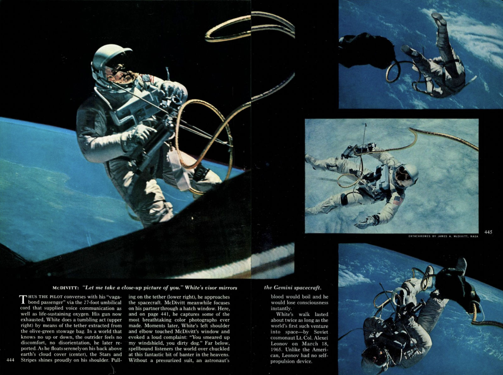 NASA, [Gemini IV] Cover Of Life: America's First Space Walk By Ed White, June 1965