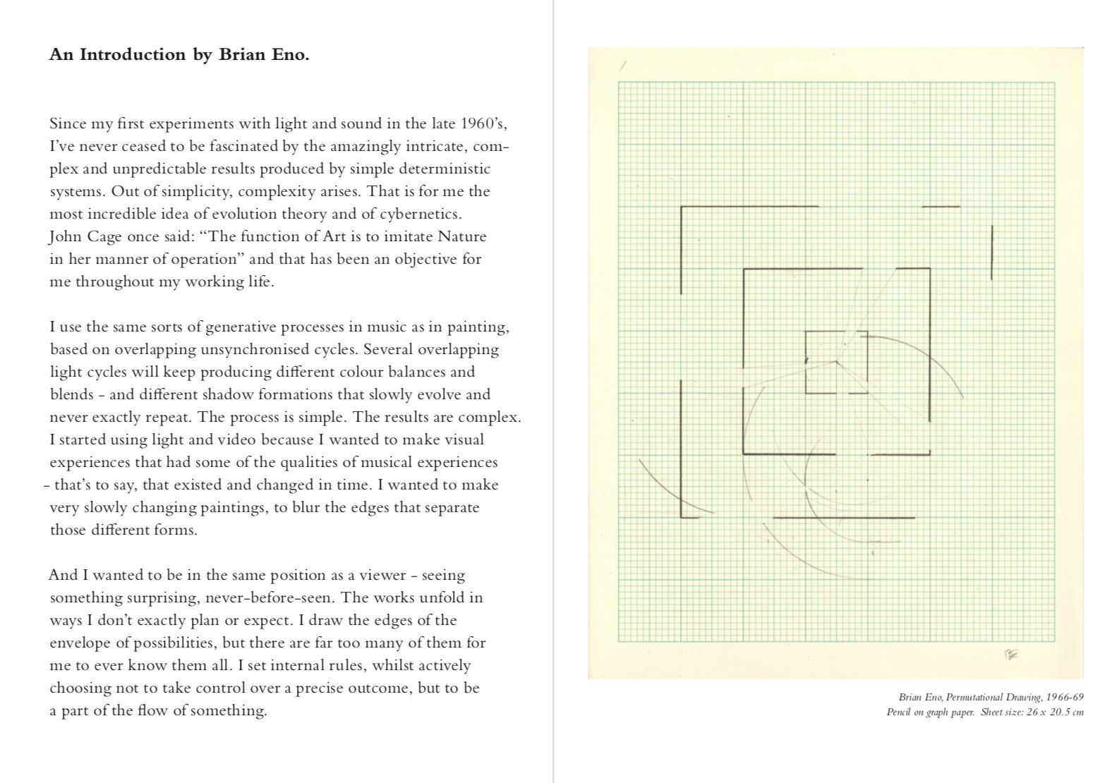 Brian Eno, Postcard Set (Factory Yellow), 2020