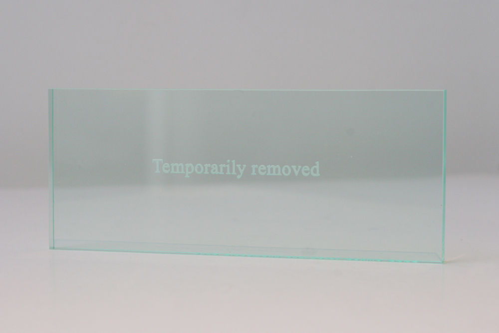 Anna Blessmann and Peter Saville, Temporarily Removed, 2008