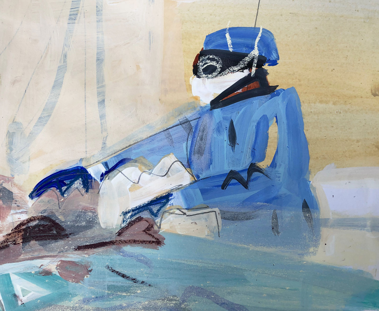 Susie Hamilton, Blue Nurse 8, 2020