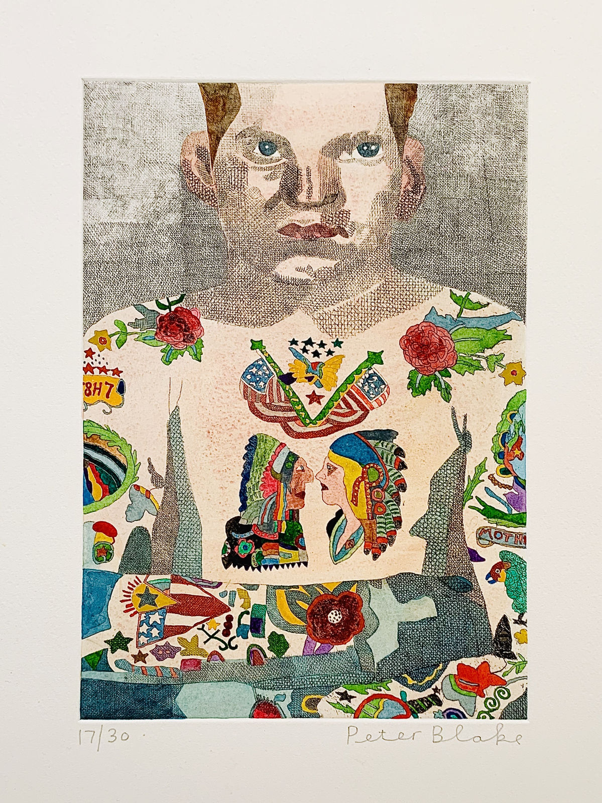 Peter Blake, Elvis Two Rivers, 2014