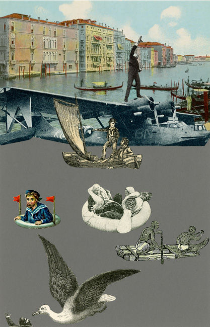 Peter Blake, Venice - ‘Crash Landing’, 2009