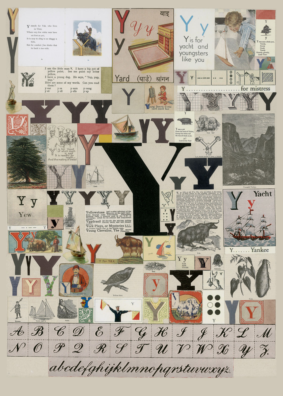 Peter Blake, The Letter Y, 2007