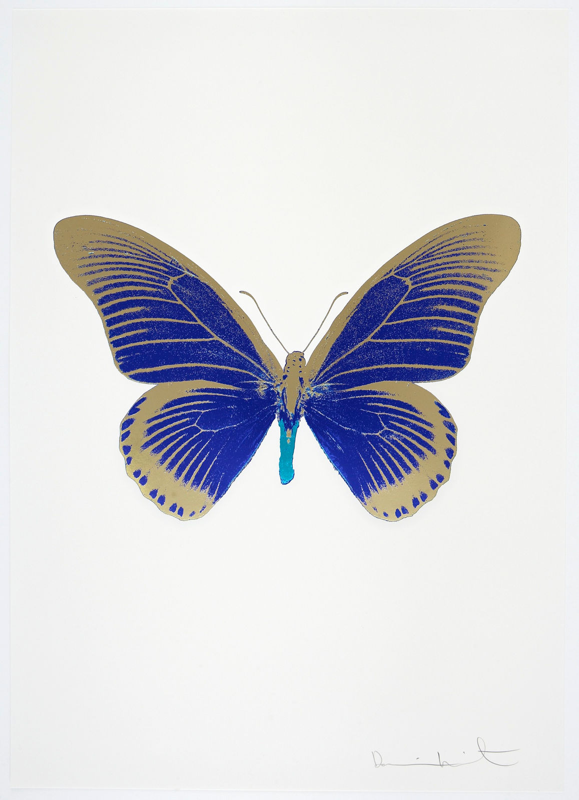 Damien Hirst, The Souls IV - Westminster Blue/Cool Gold/Topaz, 2010