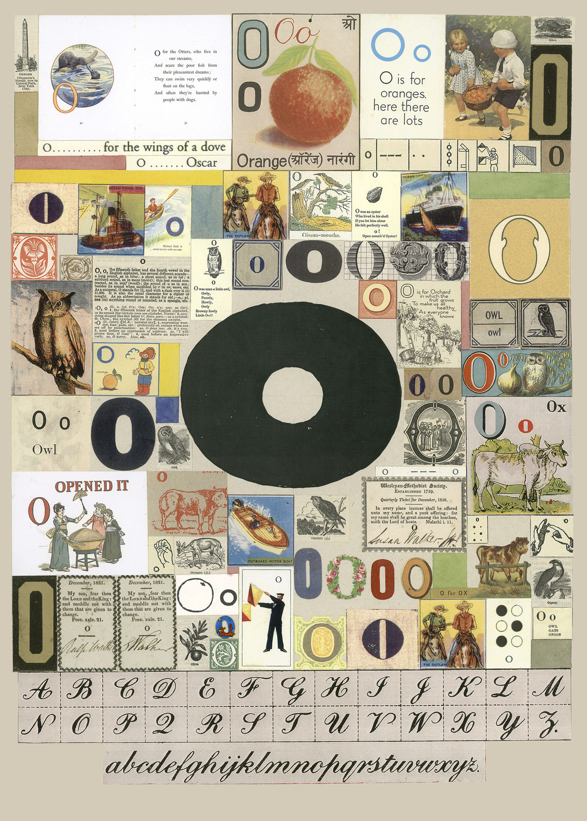 Peter Blake, The Letter O, 2007