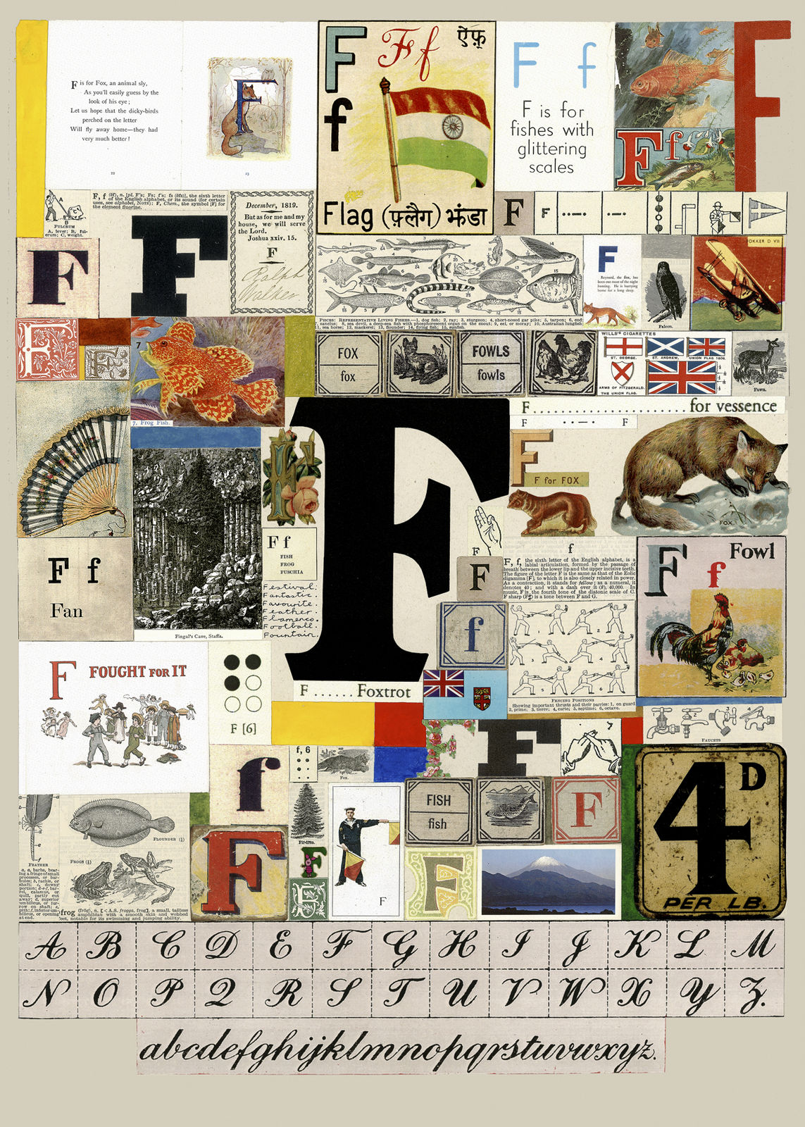 Peter Blake, The Letter F, 2007