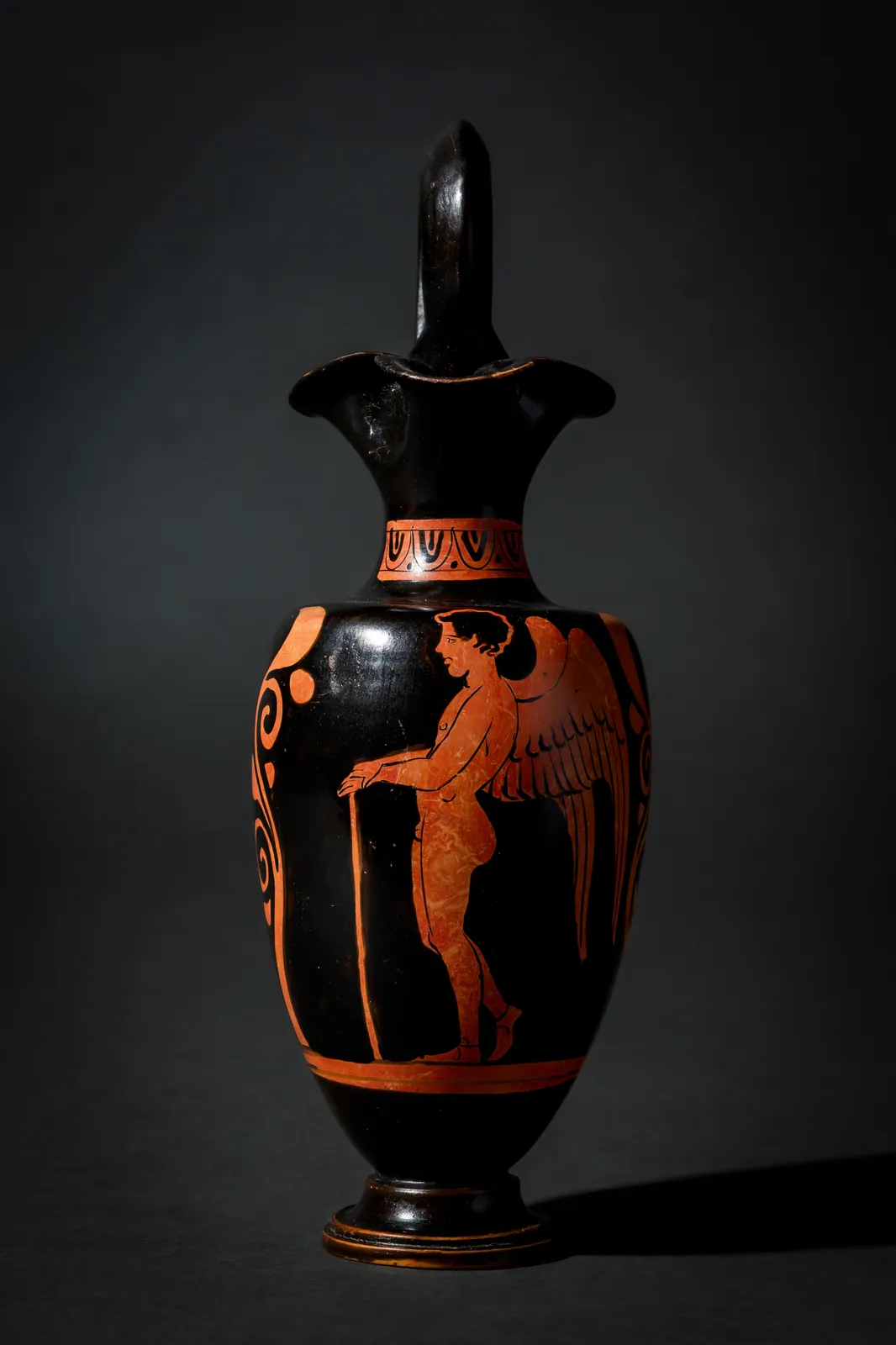 Attic Oinochoe with Standing Eros, Ca. 450 BC