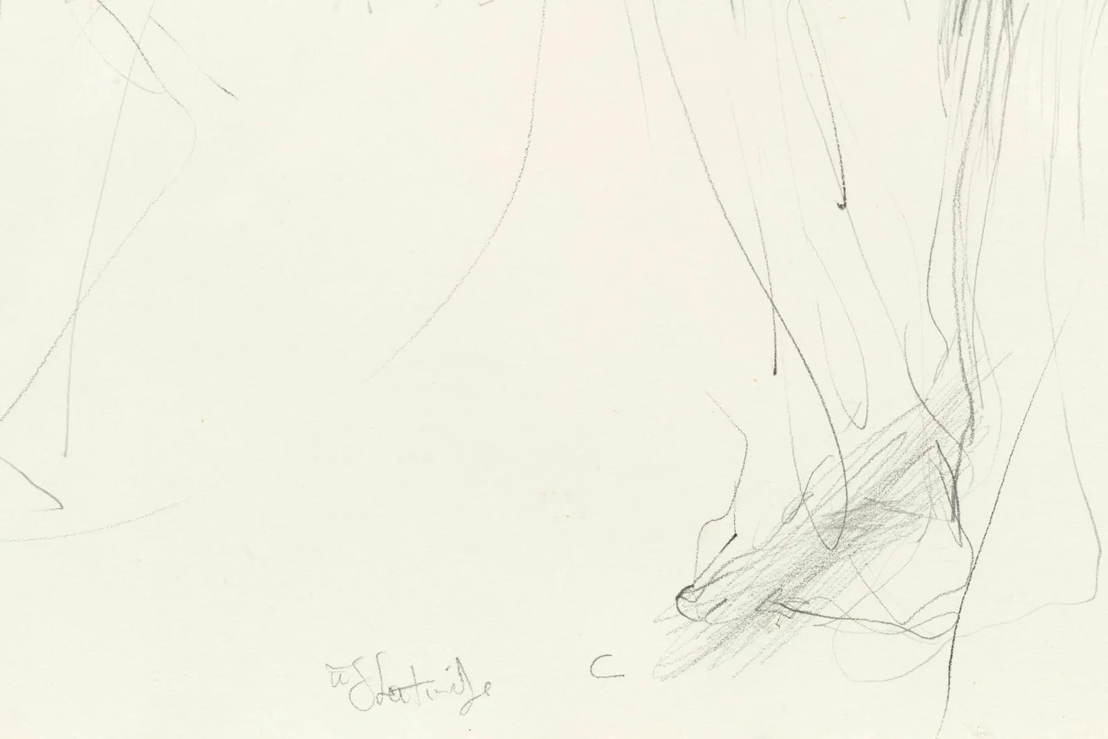 William Kentridge, Untitled (Three figure studies)