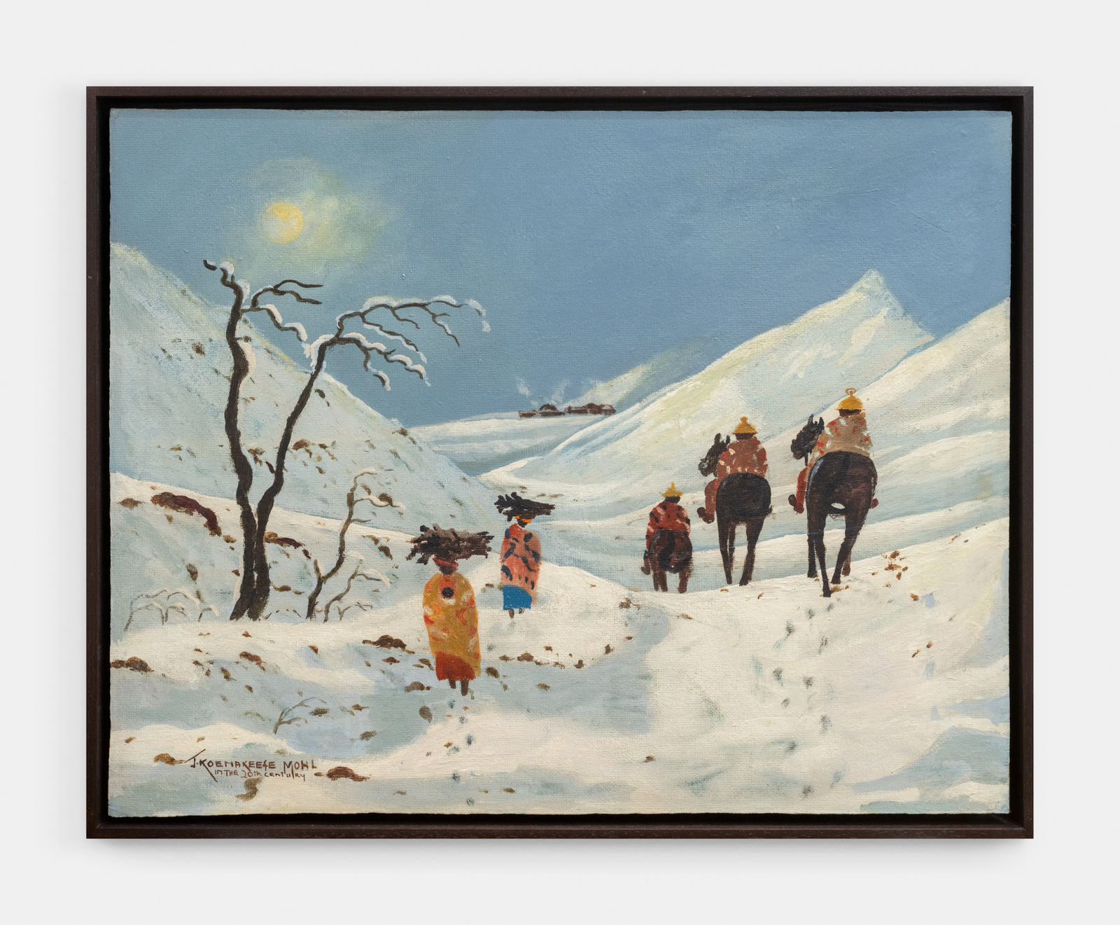 John Koenakeefe Mohl, Snow Scene in Lesotho