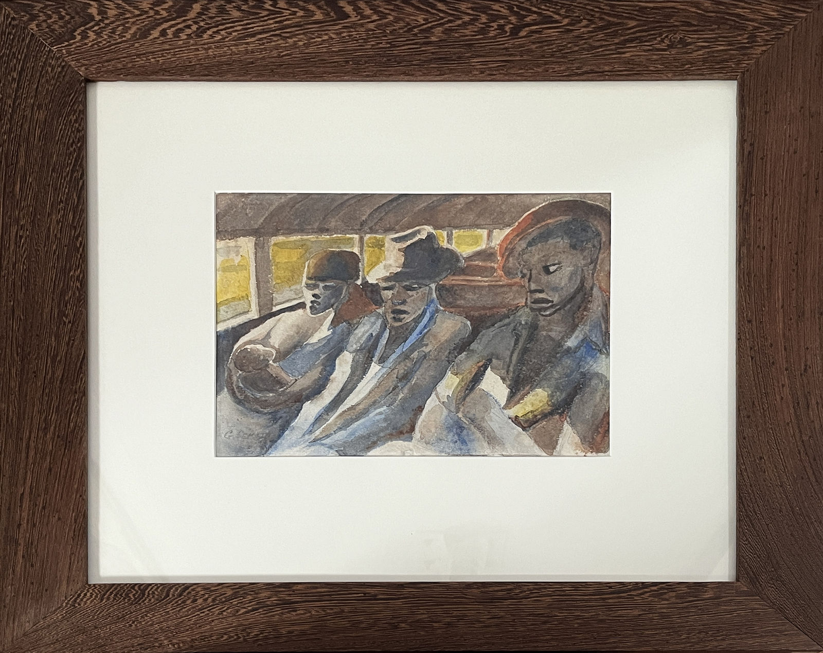 Gerard Sekoto, The Travellers, 1940/1