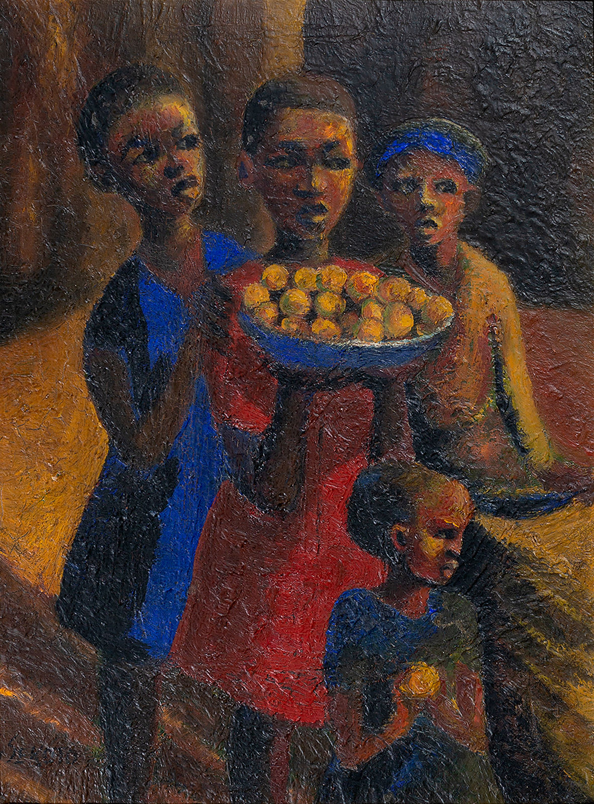 Gerard Sekoto, Fruit sellers, c. 1939-40