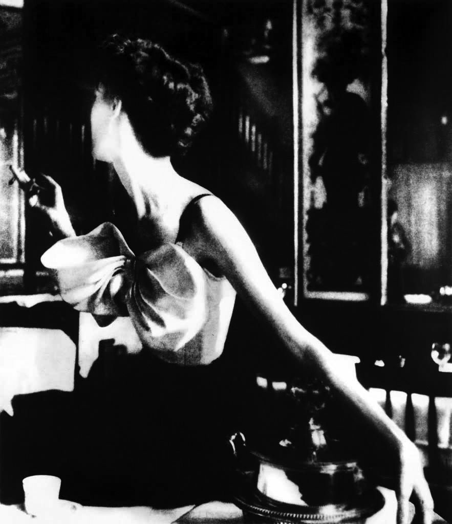 Lillian Bassman, Across the Restaurant at Le Grand Vefour, Barbara Mullen, Harper's Bazaar, Paris [Dress by Jacques Fath], April 1949/Printed 2006