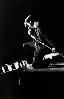 Alfred Wertheimer, Kneeling at the Mosque, Elvis performs live before 3,000 of his loyal fans at the Mosque Theatre, Richmond, Virginia, June 30th, 1956, printed 2010