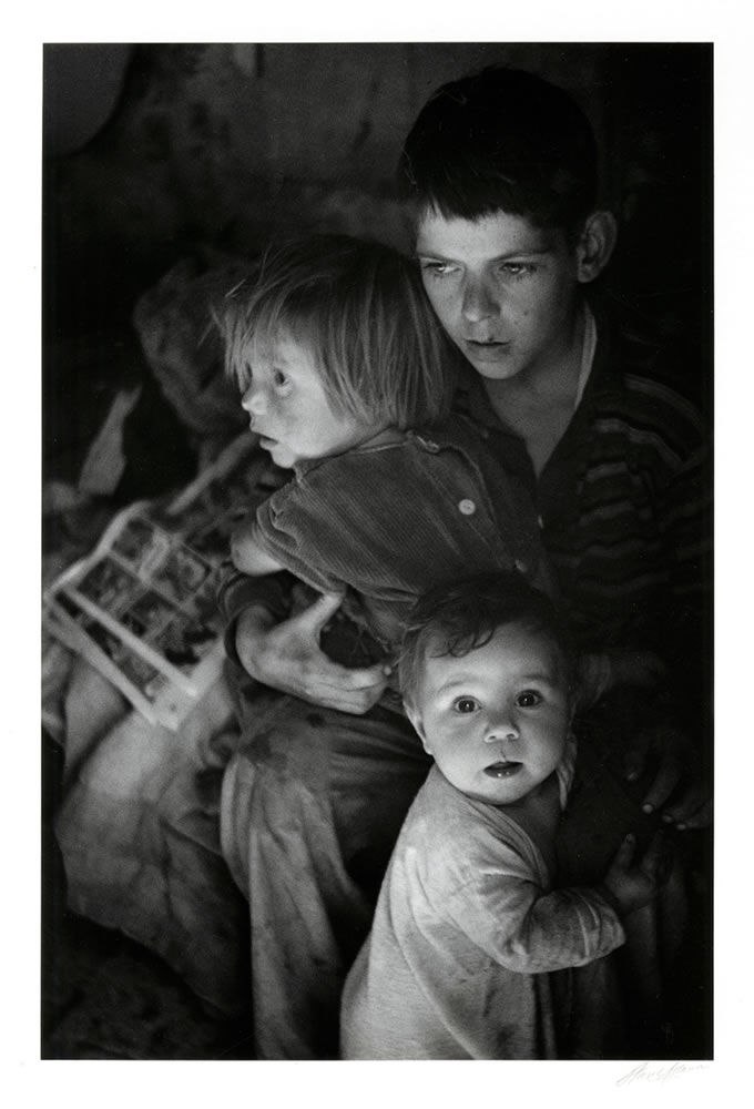 Ansel Adams (United States, b. 1902-1984), Trailer - Camp Children, Richmond, California, c. 1944, printed 1977