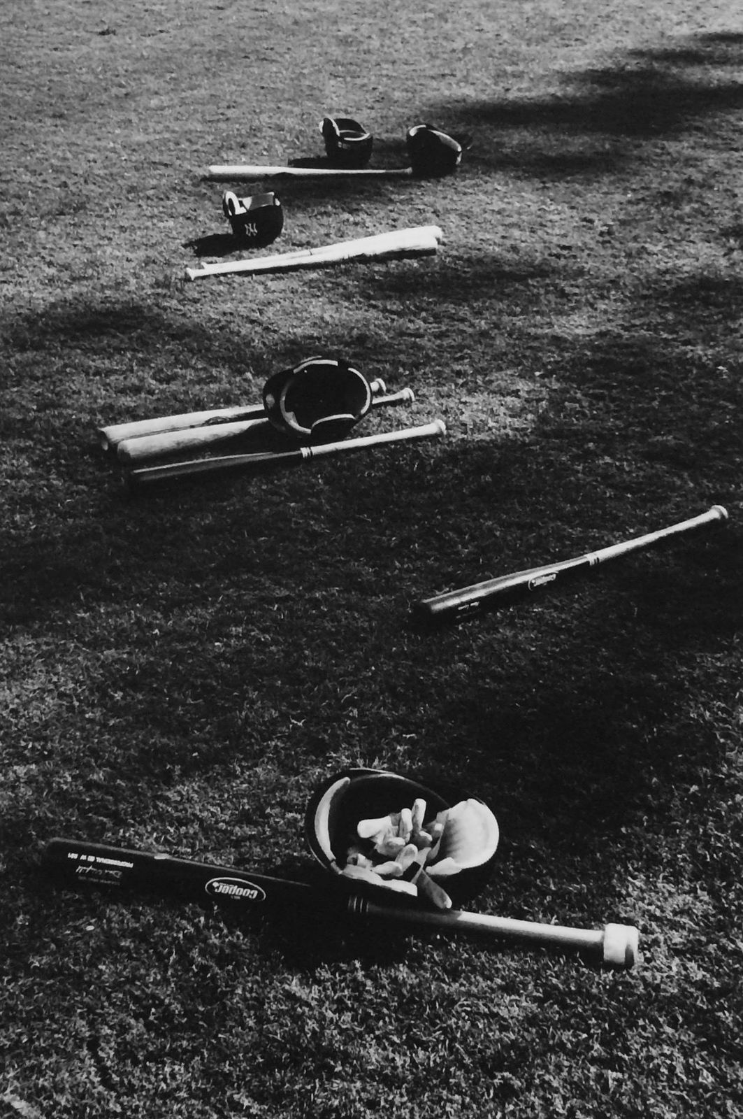 Danielle Weil, Fort Lauderdale Stadium [strewn equipment], March 1991/Printed 1992