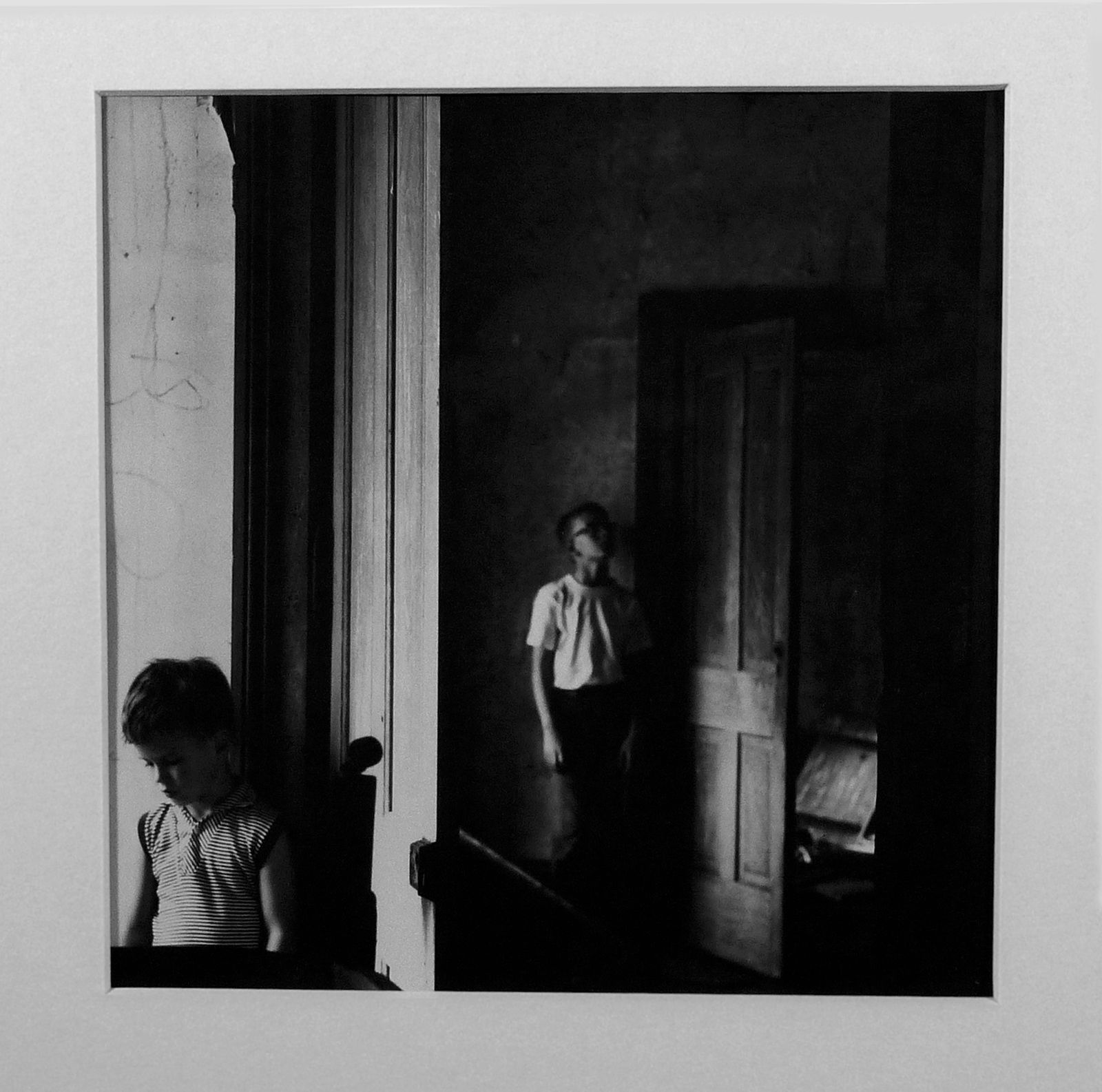 Ralph Eugene Meatyard, Untitled - 2 boys and doorways, 1960