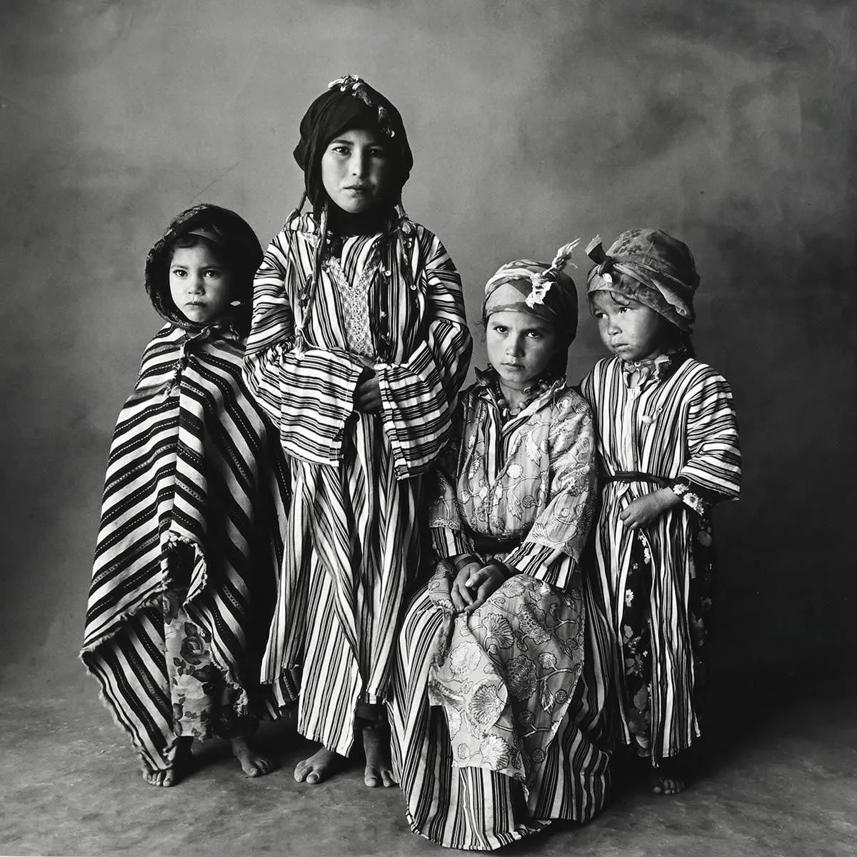 Irving Penn (United States, 1917-2009), Four Girl Children, Morocco (Printed 1991), 1971