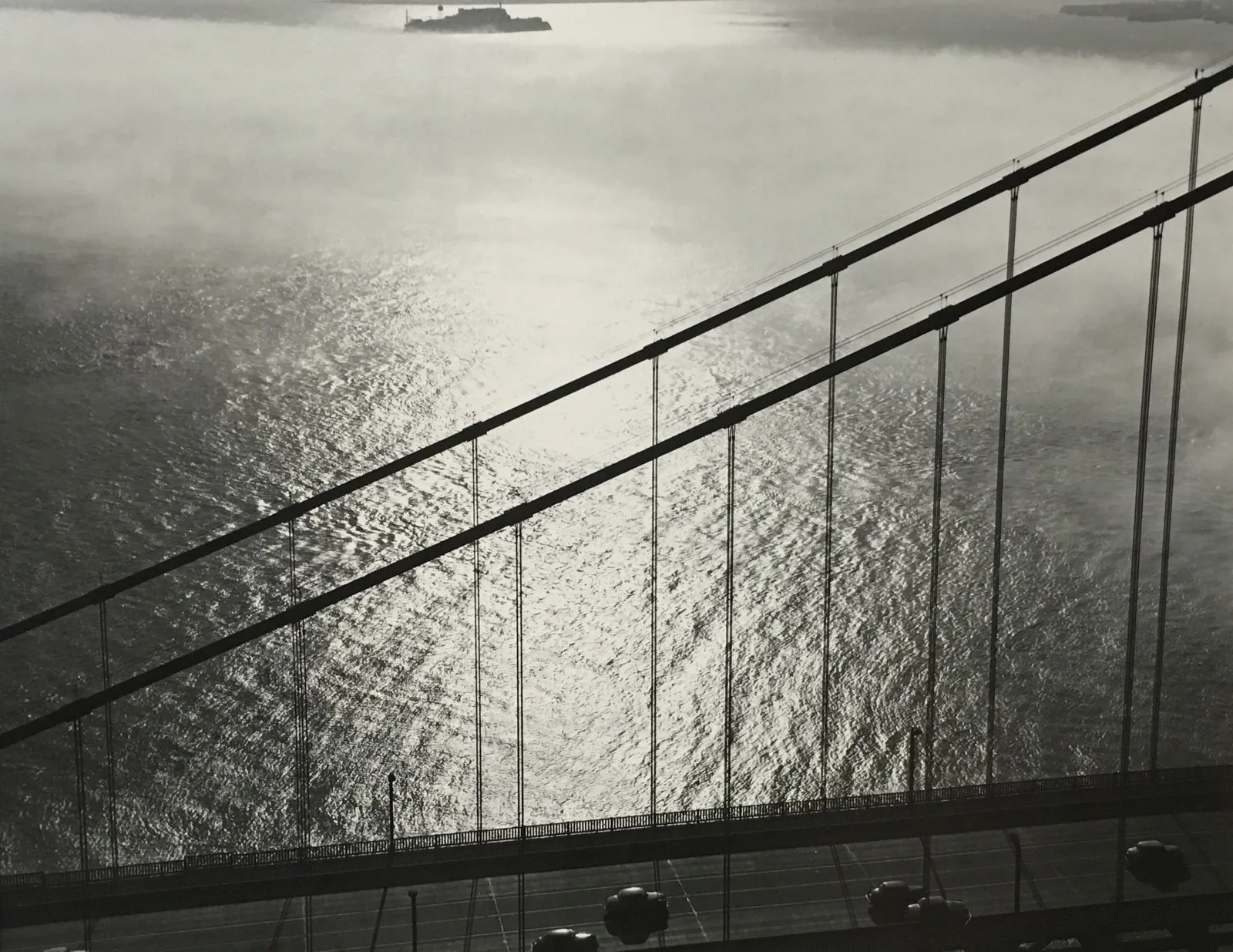 Fred Lyon, Aerial of Golden Gate Bridge, San Francisco, 1948