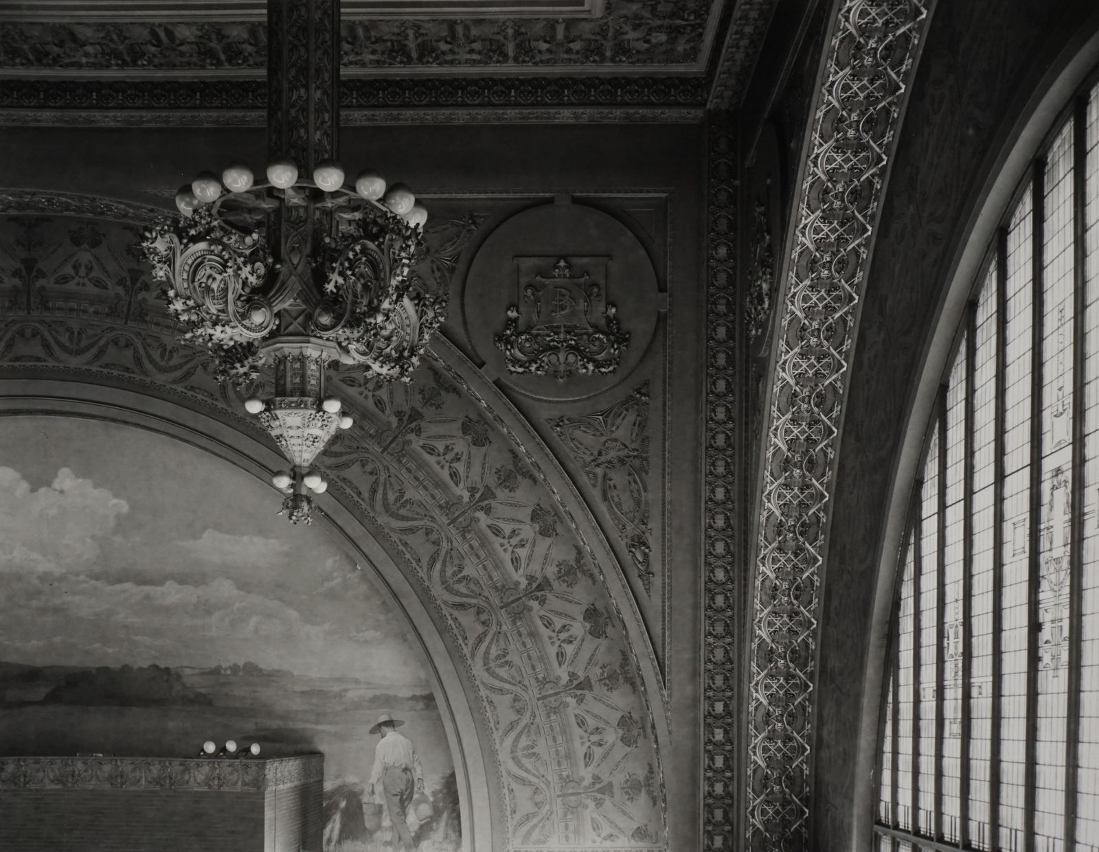 John Szarkowski (United States, b. 1925-2007), The National Farmers Bank (Chandelier), Owatonna, Minnesota, 1907-1908, 1954/Printed 2005
