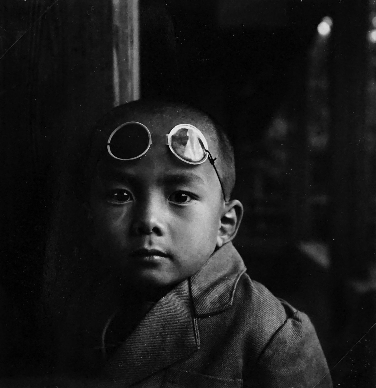 Horace Bristol, Untitled (Japanese boy with goggles), 1947