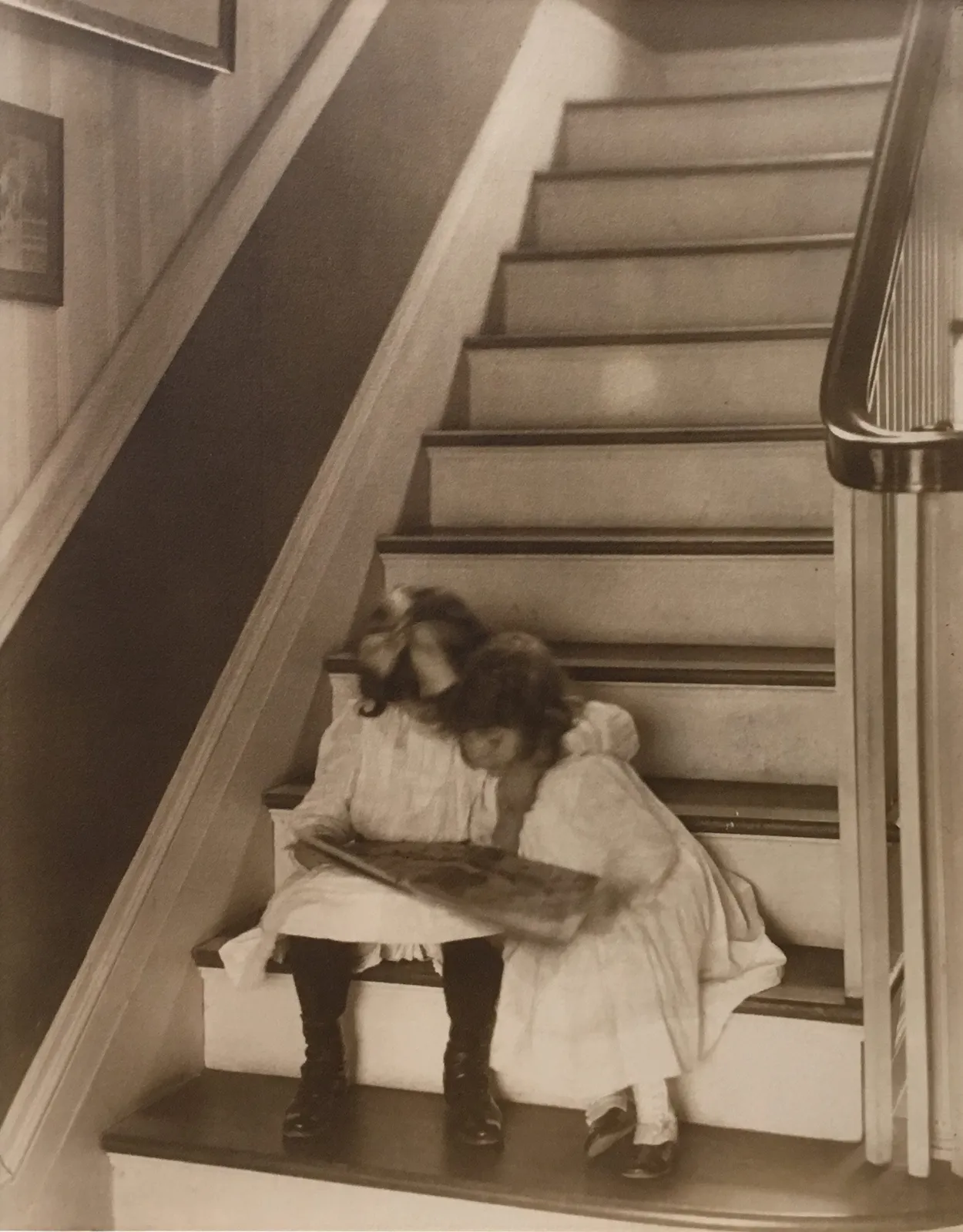 Alice Boughton (American, b. May 14, 1866-1943), Untitled (Two Girls Reading), c. 1910s