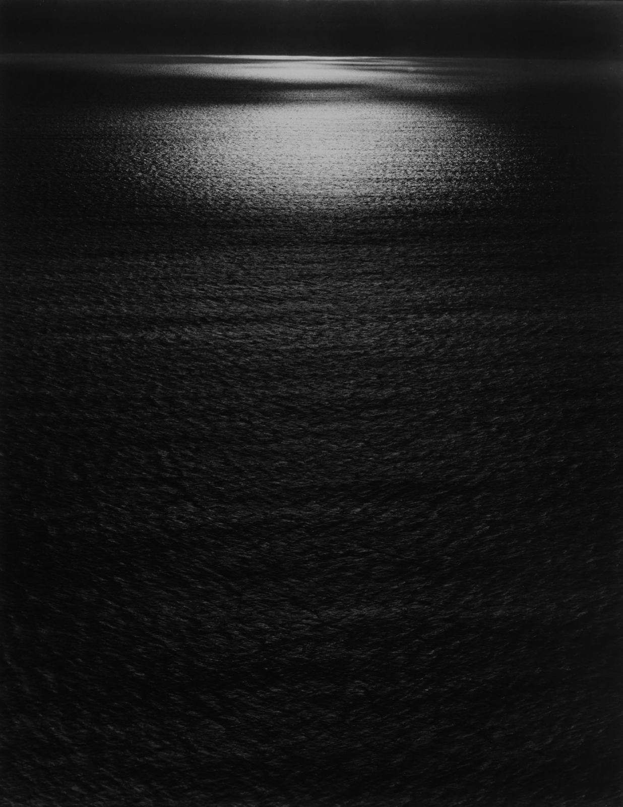 Paul Caponigro, Pacific Ocean Overview, CA, 1972, printed 2019