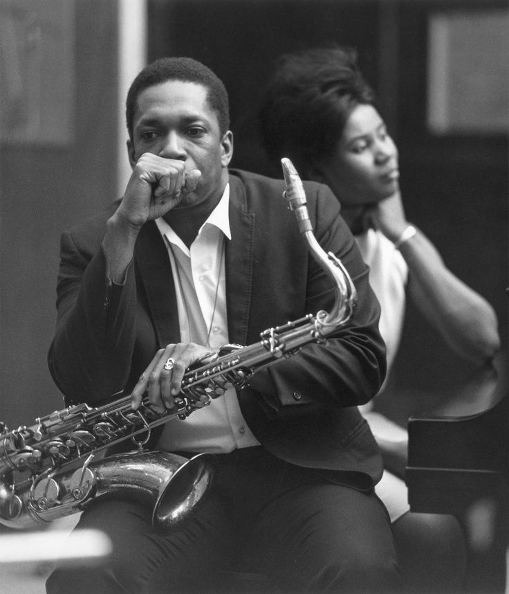Chuck Stewart (United States, 1927-2017), John & Alice Coltrane, Englewood Cliff, New Jersey, April 1966