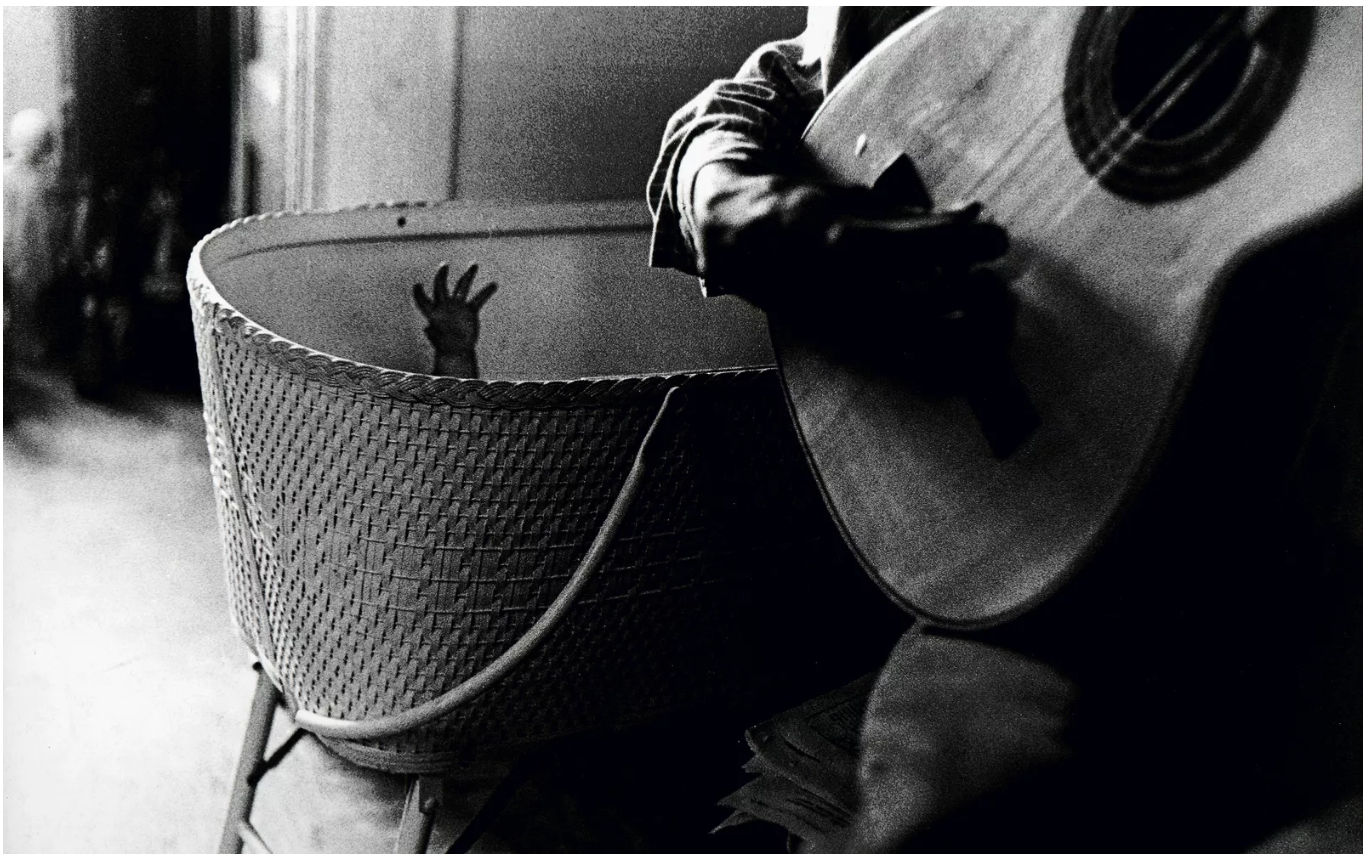Ralph Gibson, Baby's Hand and Guitar, 1961