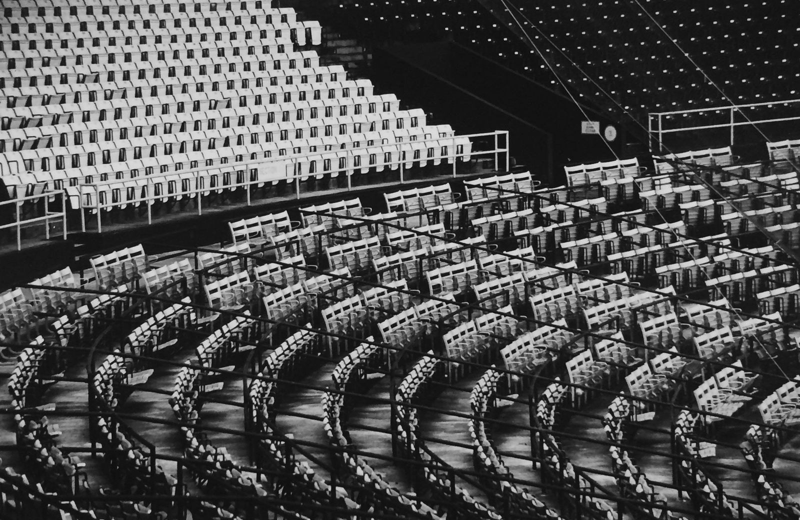 Danielle Weil, Miami Stadium [empty bleachers], March 1990/Printed 1992