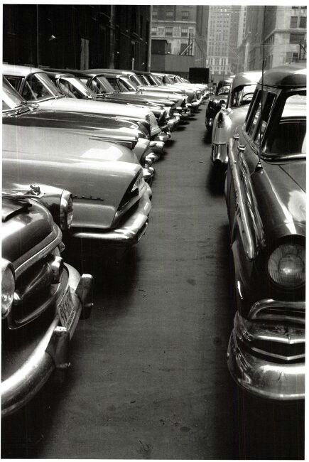 Louis Stettner, Manhattan Parking Lot, 1956