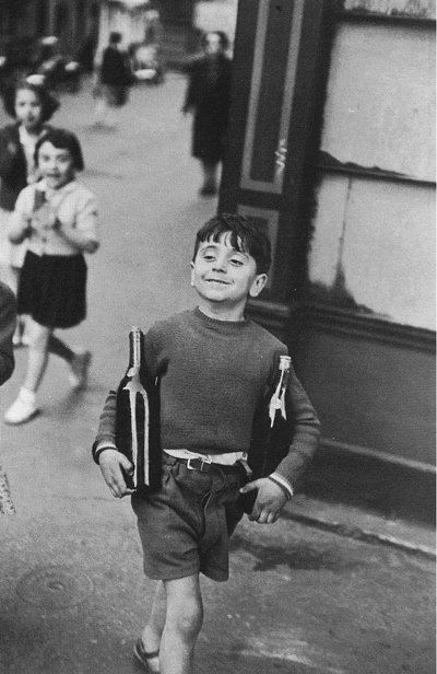 Henri Cartier-Bresson, Rue Mouffetard, Paris, 1954, printed later