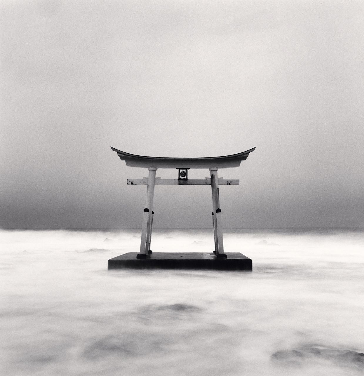 Michael Kenna, Torii Gate, Study 3, Shosanbetsu, Hokkaido, Japan, 2014/printed 2019