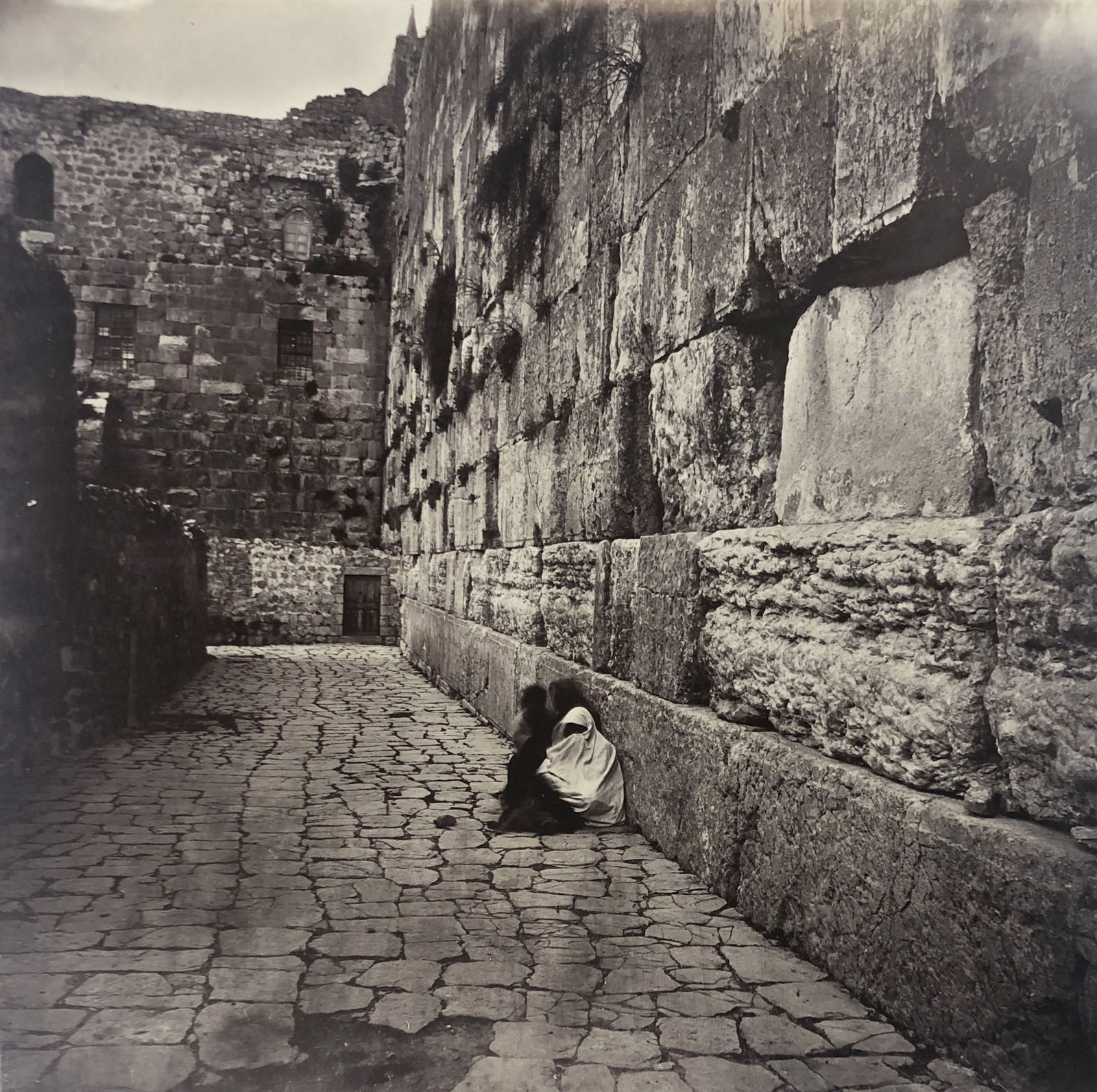 Anonymous Photographer, The Wailing Wall, Jerusalem, c. 1860